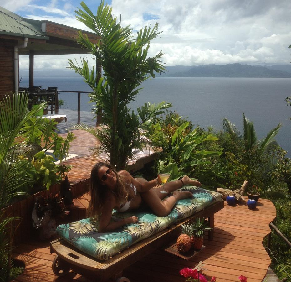 Naveria Heights Lodge Savusavu Bagian luar foto